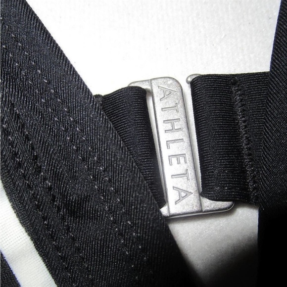 NWOT Athleta Montauk Stripe Bikini
Top Black White - Picture 6 of 6